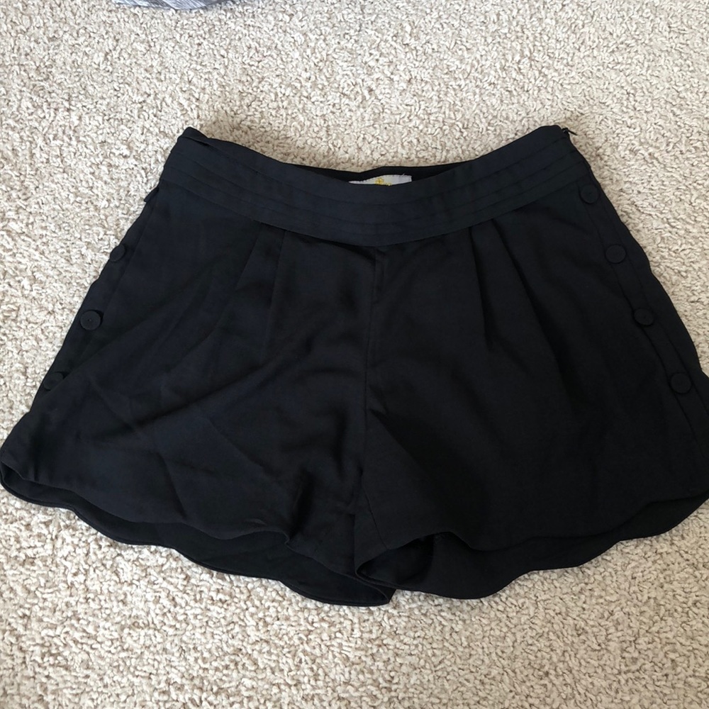 Women black skorts (shorts)